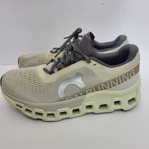 On Running Women's Athletic Shoes Cream Gray